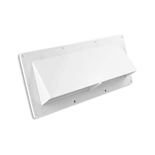 New RV Exhaust Vent Cover Range Hood Manual Damper Trailer Camper Motorhome Part