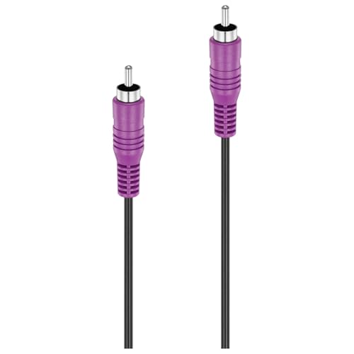 INSIGNIA Premium Audio Cables & Components – High-Fidelity Sound, Durable Materials, Compatible with Home Theater, Studio & Hi-Fi Systems (15 ft. Subwoofer Cable)