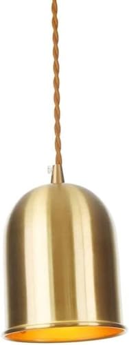 Luz colgante de bronce retro para cuarto de baño 3