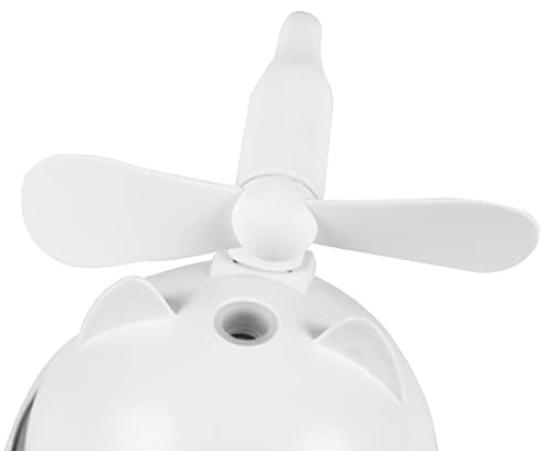 Umidificador Gatinho Purificador De Ar Ultrassónico com Aromatizador Portátil (Branco)