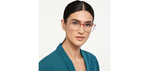 LENSKART AIR Float POP Pink Transparent Full Rim Cat Eye