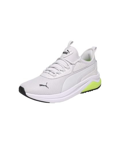 Image of PUMA , Unisex-Adult, Amplifier, Feather Gray-White-Black-Lemon Sherbert, Sneaker, 6UK, (39686719)