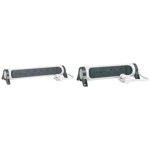 Multiprise rotative Legrand avec 6 prises surface et interrupteur LED