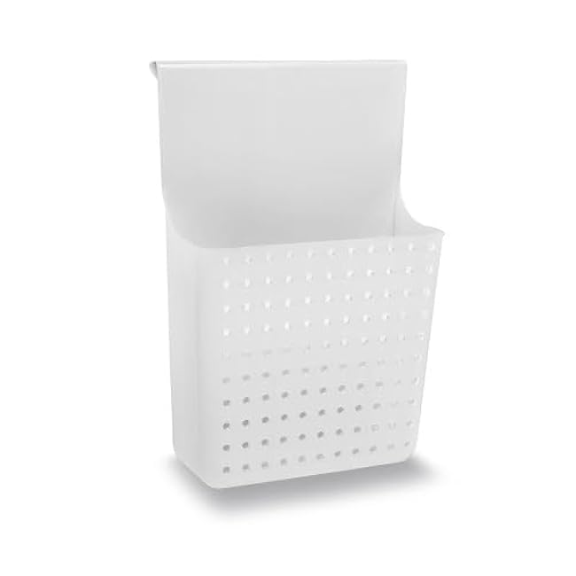 madesmart Over Door Wrap Organizer - Frost | CABINET COLLECTION | Aluminum Foil, Parchment and Kitchen Wrap Organizer | Soft-grip Hook | BPA-Free