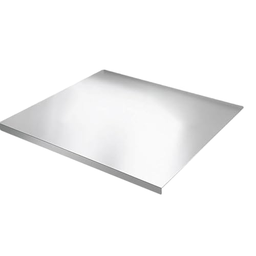 Edelstahl Schneidbrett,Lebensmittelecht, rutschfestes Schneidetablett - Kratzfestes Fleisch-Schneidebrett - für Fleisch, Käse, Hausmannskost, Camping, Wandern, Rucksackreisen,