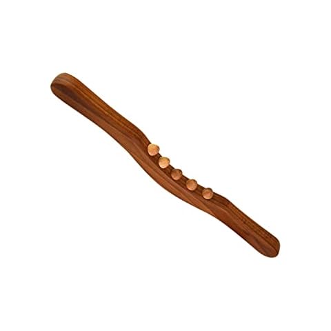 Healeved 1pc Release Facial Cm Sha Upgrade Forearm Accessories Rod Wood Er- Fascia Thigh Portable Abdomen Stick Tool Relief Self Whole Tissue Tools Muscle Belly Massager Body Wooden Cover