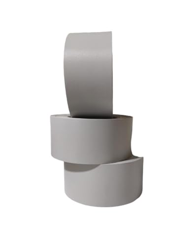 Fita De Borda Para Madeira Formica Mdf Cinza Cristal/Platina Tx Acabamento Moveis (45mm)