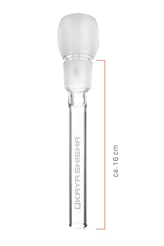 Kaya Skeleton Glas-Shisha Complete S Wasserpfeife Komplett-Set Gesamthöhe 44cm mit Alu-Heatmanager – Bild 8