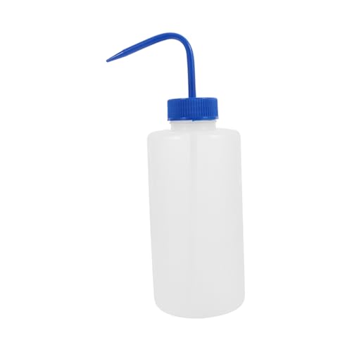 BUGUUYO 1000ml Wide Mouth Cleaning Bottle Multi-purpose Squeeze Wash Bottle for Tattoo Eyelash Leakproof