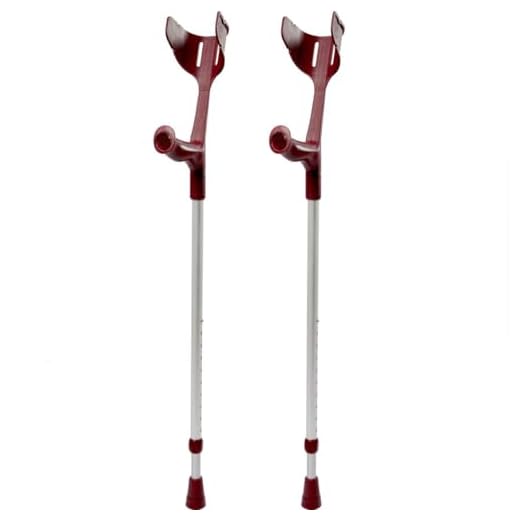 TIREOW Verstellbarer Regenschirm, Abnehmbarer Schnellverschluss, Verstellbarer 8 Knochen Regenschirmhalter Und Regenschirm Für Kinderwagen, Roller, Gehhilfen Und Rollstühle (Rosa) 3 REBOTEC SOFT-GRIP made in Germany Paar Gehhilfen Unterarm-Gehstützen Krücken (Farbe: weinrot)