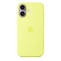 Apple iPhone 17 Silicone Case with MagSafe and Camera Control: Lightweight Phone Case, Wireless Charging Compatible, Smooth Matte Finish; Neon Yellow