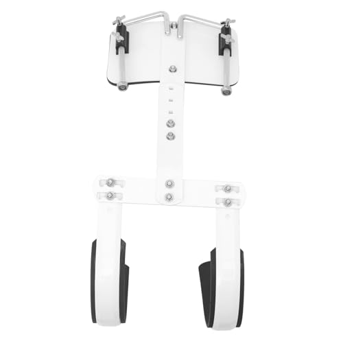 VICASKY Adjustable Marching Snare Drum Harness Aluminum Alloy Frame Shoulder Strap Snare Drum Accessories White