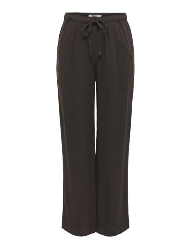 Pantalon en lin Only Onlsiesta MW Pull-Up femme