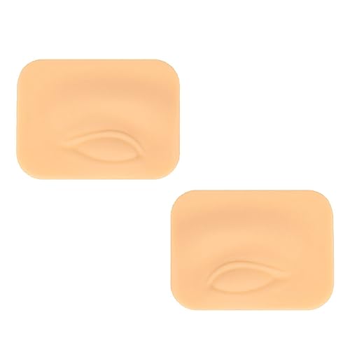 IOIUSKKU 1 par de párpados 3D práctica piel suave ceja sombra de ojos entrenamiento maquillaje molde herramienta de ayuda Microblading doméstico principiante