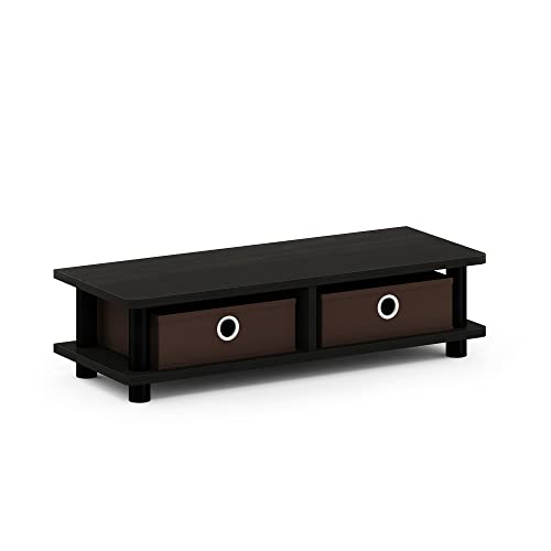 Furinno TURN-N-TUBE Toolless Monitor Stand Riser, Monitor Riser, Espresso - image 5
