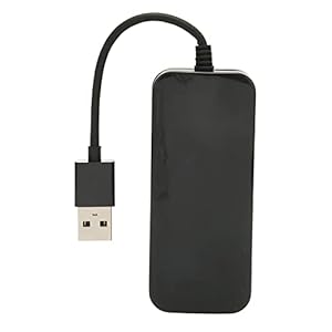 Bedrade Carplay Dongle-adapter voor IPhone, Origineel Auto-multimediascherm Realiseert Intelligentie Carplay-adapter met USB-interface Spraakbesturing voor Android Auto, ABS-materiaal Apple Carplay-ad