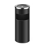 Gran capacidad: desmontable, conveniente para la eliminación de basura, apertura restringida para proteger las colillas de cigarrillos de la influencia del flujo de aire y oxígeno.