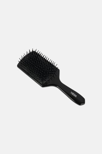 Image of VEGA Premium Collection Mini Paddle Hair Brush (India's No.1* Hair Brush Brand) for Men & Women| Wide Detangler Brush for Long, Thick & Curly Hair | Smooth & Shiny Finish | Hair Comb for Men | (8586)