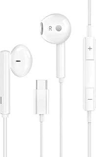 KP TECHNOLOGY Earphones For Samsung Galaxy Z Flip 5 / Z Fold 5 / Z Fold 4 / Z Flip 4 5G - In-Ear Earphones Headphones Headset Earbuds with In-Line Remote Control