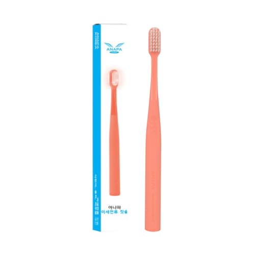 Anapa Microcurrent Sensitive Toothbrush, Navy & Pink | Automatic Low-Level Microcurrent | Compatible with All Toothpastes | Soft Dual-Filament Bristles | Ergonomic & Durable Design (Pink)