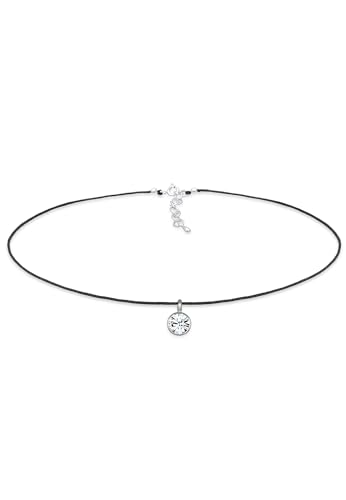 Collier femme choker Elli argent sterling 925 cristal ras de cou tendance