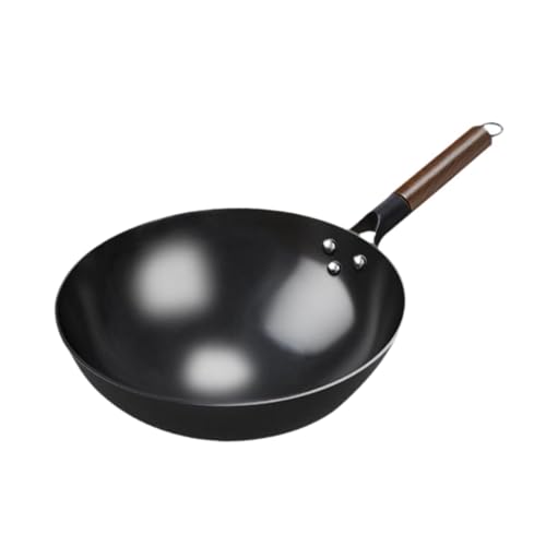Wok sartén con fondo redondo 32 cm sin orejas miniatura 7
