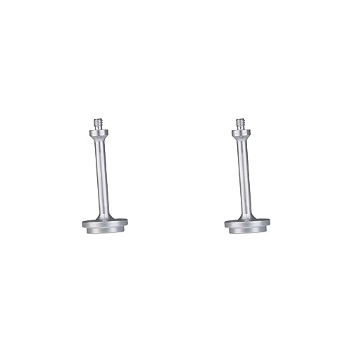 Mealoodiousmusea 2 set Lantern Gas Tank Bracket Fishing Outdoor Lighting Camping Gas Tank Adapter Silver, 2.7 x 7.5 cm