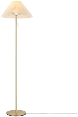 Globe Electric 61000176 62" Floor Lamp, Brass Finish, Metal, Plea...