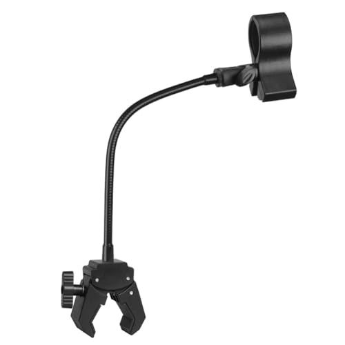 Pinafresa Support de Bras de Micro pour Le Pôle de Trépied de Bureau, Support de Microphone à Col de Cygne Polyvalent avec Support de à la Pince