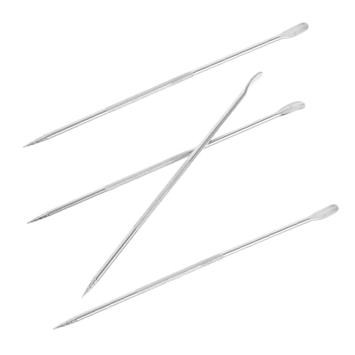 SHINEOFI 4pezzi Pennina per Arte del Latte in Acciaio Inossidabile Ago per Decorare caffè Strumenti per Latte Ago per Cappuccino Pennina per in Acciaio Inossidabile