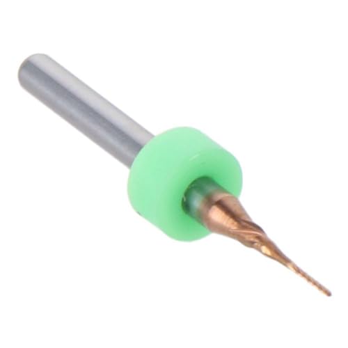 Image of FEIYING 10Pcs Carbide End Mill Engraving Milling Cutter,3D Wood Engrave CNC Router Bits Tools,Engraving Milling Cutter Hardened Steel Durable(0.5mm)