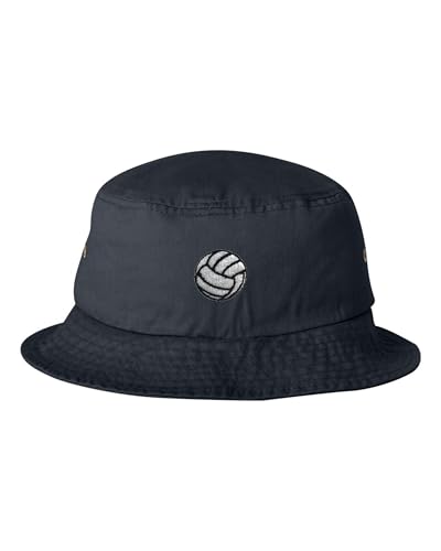 Go All Out One Size Navy Bucket Volleyball Embroidered Cap Dad Hat