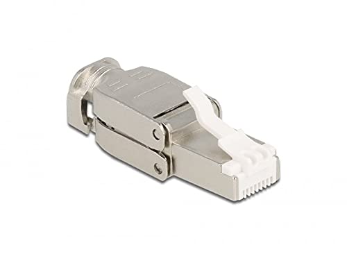 Preisvergleich Produktbild Delock RJ45 Stecker Cat.6A STP werkzeugfrei