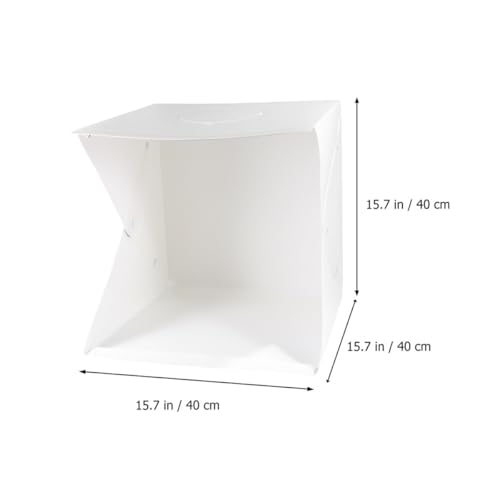 Mini tente photo LED 40 cm pliable avec 2 barres lumineuses intégrées - 2