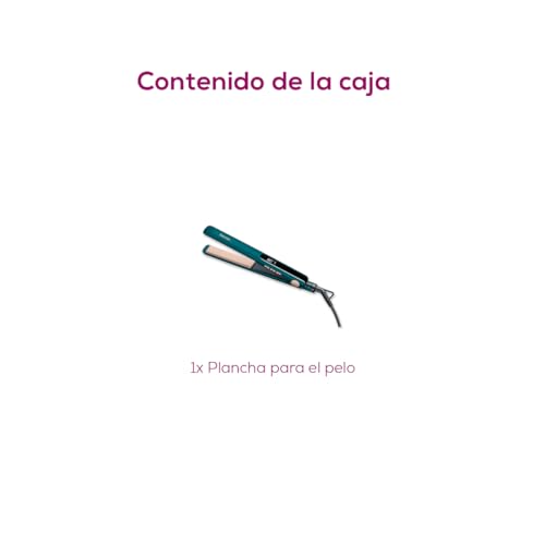 Image of Beurer HS 50 Ocean Premium Hair Straightener for women I German Engineering I Ceramic Keratin Plates I Temperature Settings I LED Display I Auto Shut-Off I 360 Swivel Cord I Spring Plates I Fast Heat-Up I 3-Year Warranty I Green in color