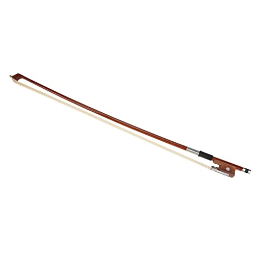 Vaguelly Violin Bow 1/4 Size Wooden Violin Bow Stick Ebony Practice Instrument Accessory for Student and Beginner Use