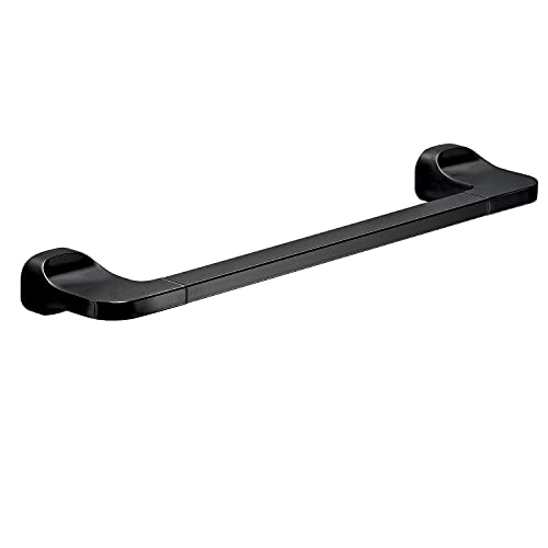 Gedy Krabi Towel Holder CM.35, Black, Components Made of Stainless Steel and Cromall, 2 Year Warranty