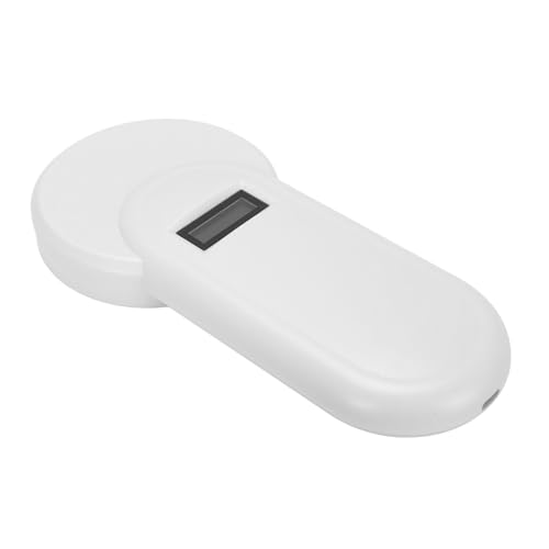 Yanmis Lector de Microchip Pet, ISO11784/5 FDX B 134.2KHz Microchip Scanner con Pantalla LED, USB Charging Pet Chip Id Reader