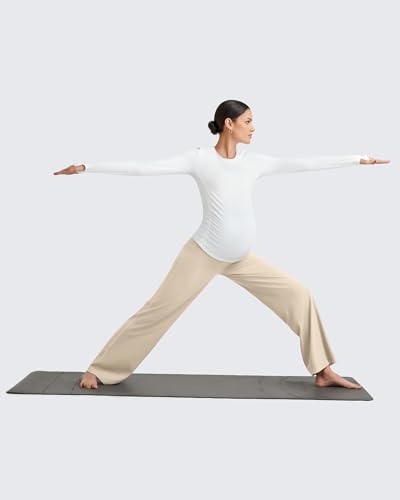 Image of G4Free Women's Maternity BareFeel Wide Leg Yoga Pants