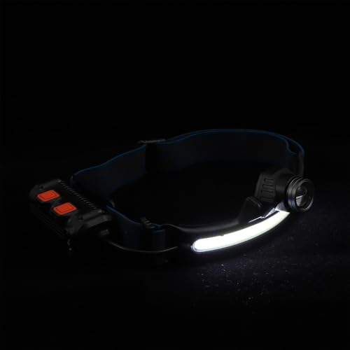 Linterna frontal recargable USB con foco LED Xpg y sensor inteligente