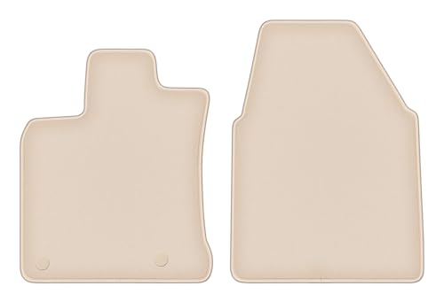 Tapis de voiture Nissan Qashqai I J10 beige pour protéger et rénover le sol avant