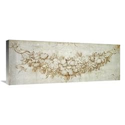 36 in. A Swag of Harvest Fruit Art Print - Peter Paul Reubens