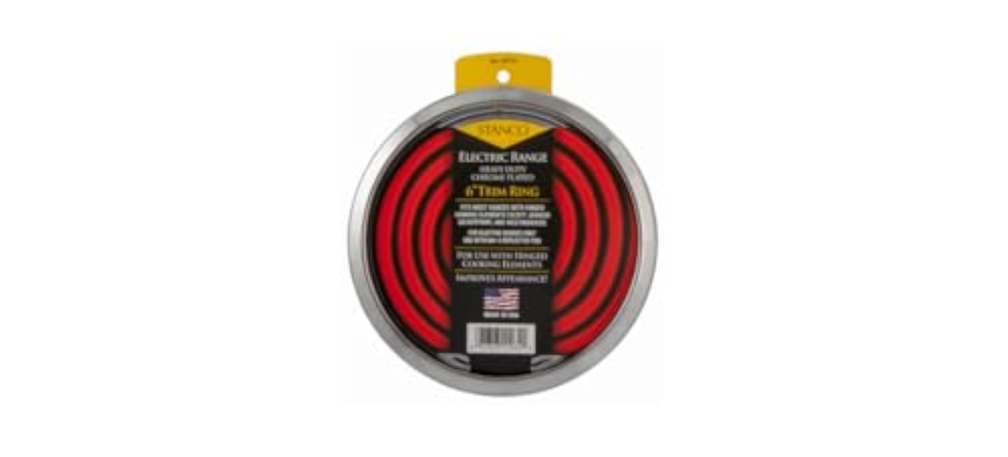 Universal Chrome Plated Trim Ring, 8 Inch