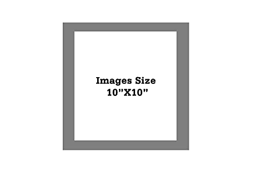 Image of set of 2 10x10 Inch Brown Color flexiable Glass (acrylic) & synthetic wood customized Modern Collage Photo Frames for Wall Hanging