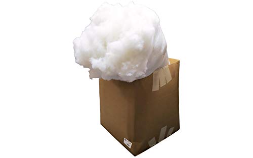 Image of Fairfield The Original Poly-Fil, Premium Polyester Fiber Fill, Soft Pillow Filler, Stuffing for Stuffed Animals, Toys, Cloud Decorations, and More, Machine-Washable, 25-pound Box | Craft and Home Decor Projects, Machine Wash Care, Resilient Consistency