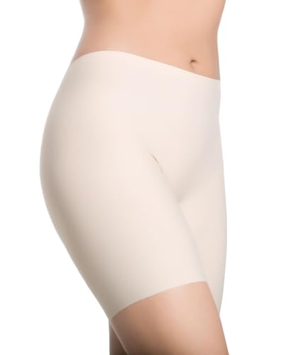Julimex Lingerie Guaina Femminile Senza Cuciture Bermudy Comfort, Beige,M