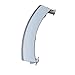 Lichtblau Poignée de porte argentée avec axes pour Bosch Siemens 00648581 00751783 I Poignée de porte en plastique I Accessoires & Pièces détachées pour lave-linge et sèche-linge Bosch