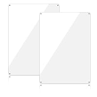 2pcs Leeres Alu-Schild Weiße Schilder Nachrichtentafel Metal Weiße DIY Tafel, 25x35cm