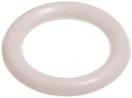 1000 X 1000 White Plastic Curtain Rings - 14mm Diameter, Functional & Elegant