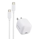 エレコム 充電器 Type-C 30W USB PD対応 USB-C 1ポート ケーブル付属 1.5m 折りたたみ式プラグ PSE認証 【 iPhone 16 15 OPPO Pixel など各種対応】 ホワイト EC-AC8130WH